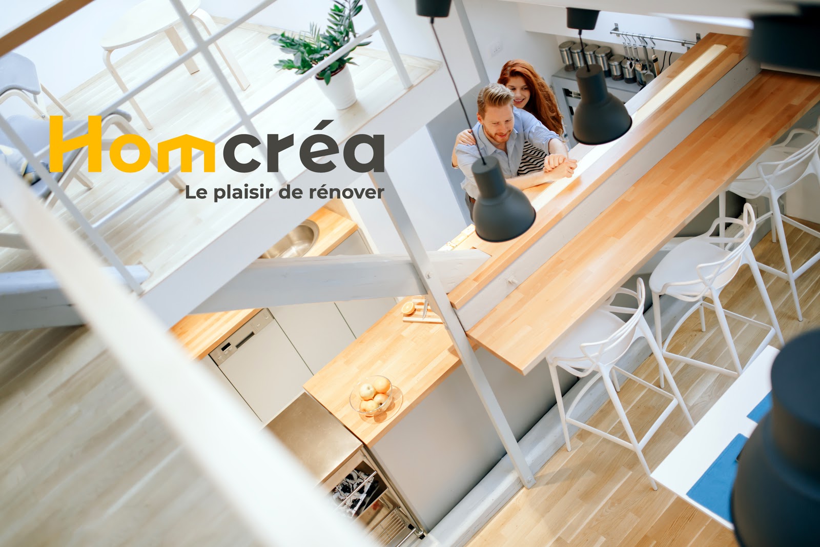 Logo de Homcréa - Expert en rénovation d'intérieur